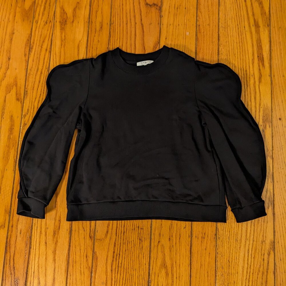 Tibi Crew Neck Sweatshirt